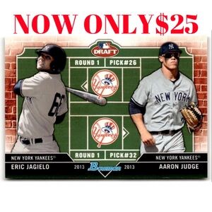 Aaron Judge 2013 Bowman New York Yankees Rookie RC Baseball Card